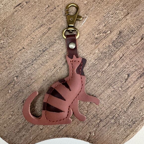 SUNKISSED Portland Leather PICKLES Kitty Cat Charm FAST SHIP NEW - Picture 1 of 3